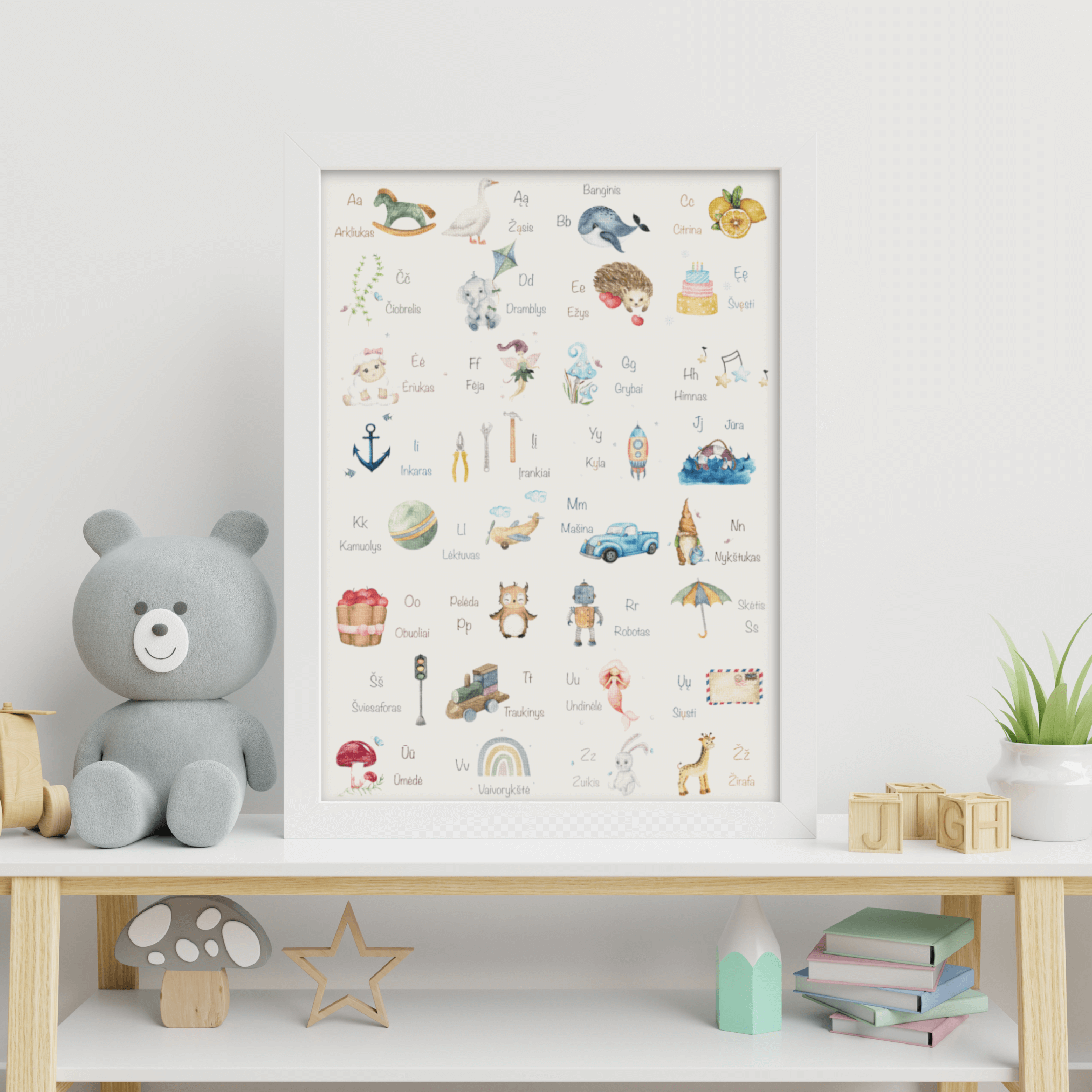 Plakatas „Abėcėlė“ (A4) - Image 3