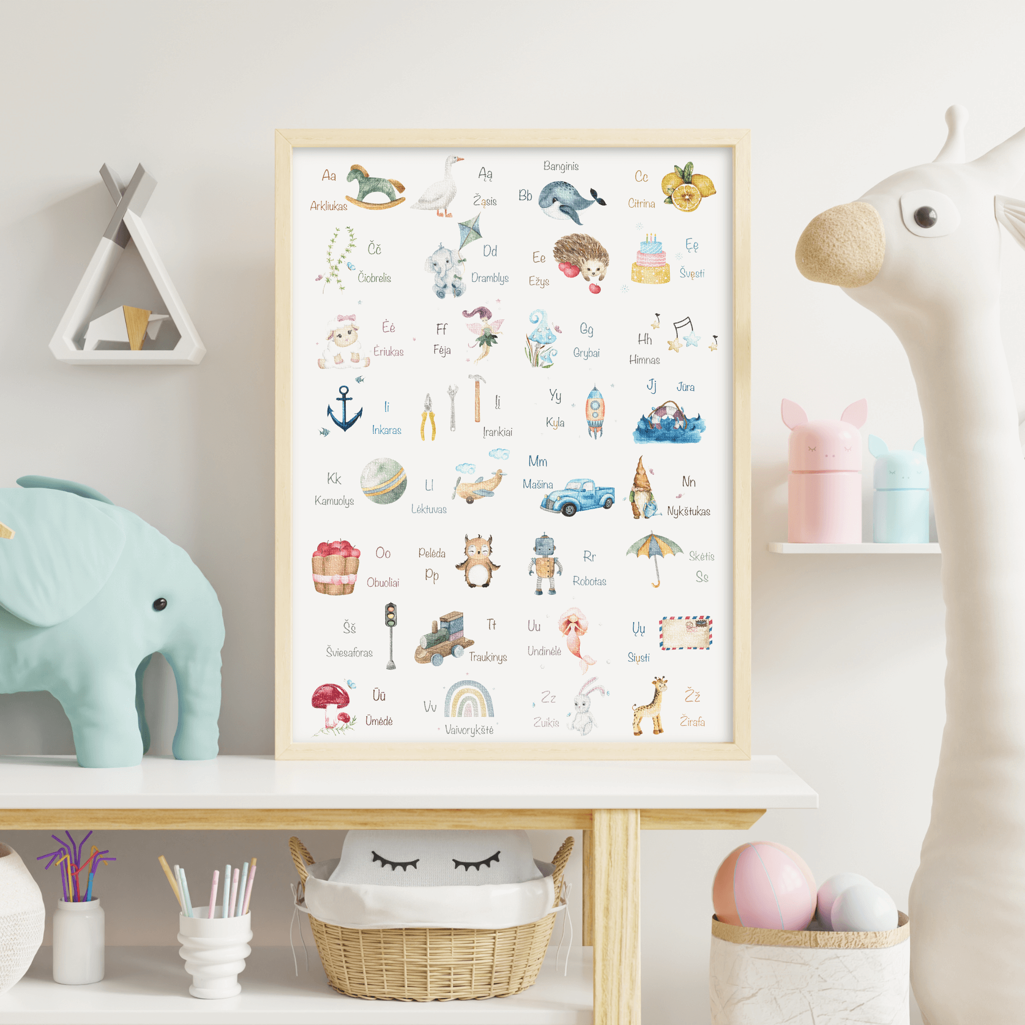 Plakatas „Abėcėlė“ (A4) - Image 4
