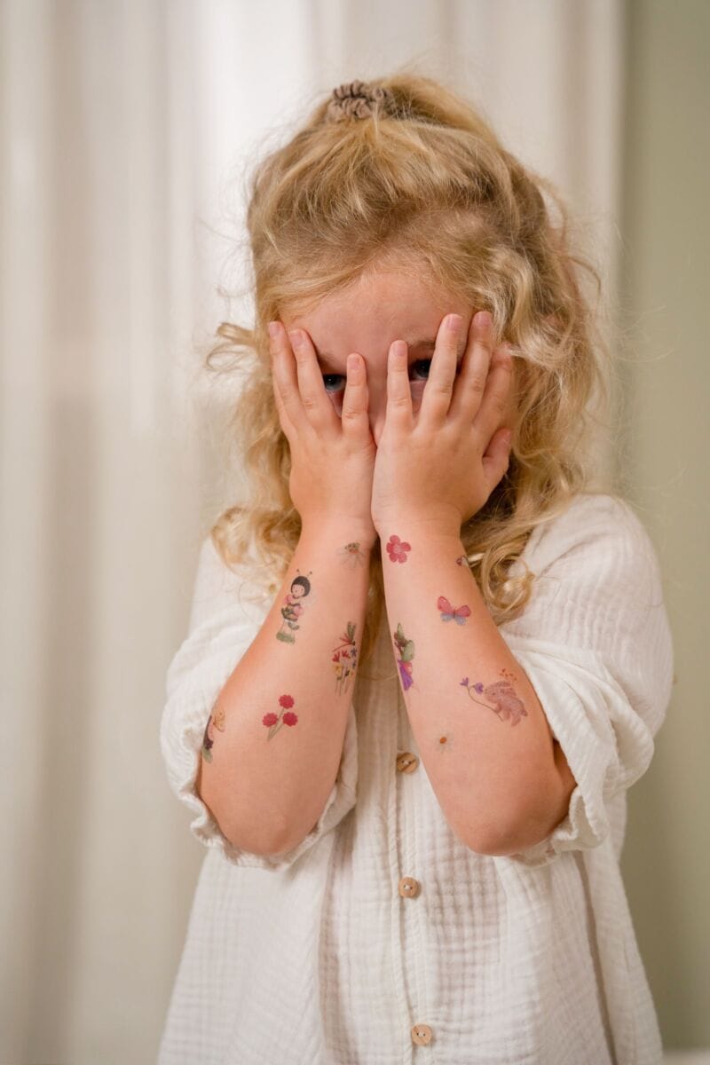 Little Dutch Vaikiškos laikinos tatuiruotės - Rosa and Friends