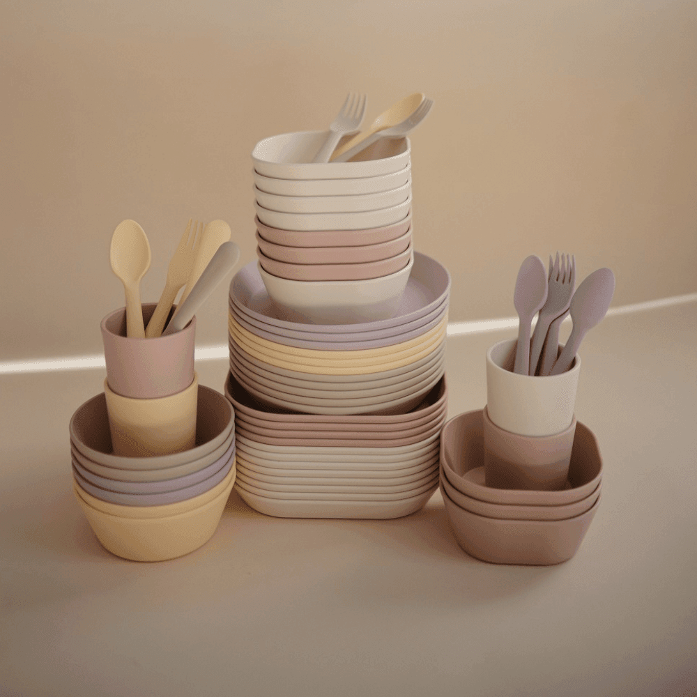 Mushie Šakutės ir šaukšto rinkinys - Ivory - Image 4