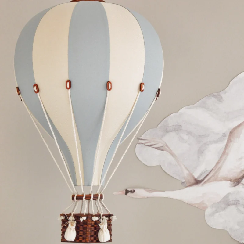 Pakabinamas dekoratyvinis oro balionas BEIGE-MINT GREY