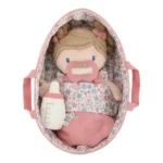 Little Dutch pliušinė lėlė nešiojimo krepšyje - Rosa