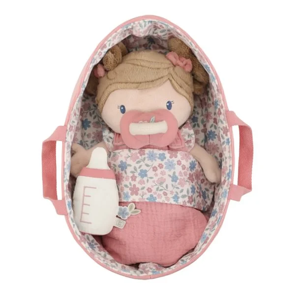 Little Dutch pliušinė lėlė nešiojimo krepšyje - Rosa