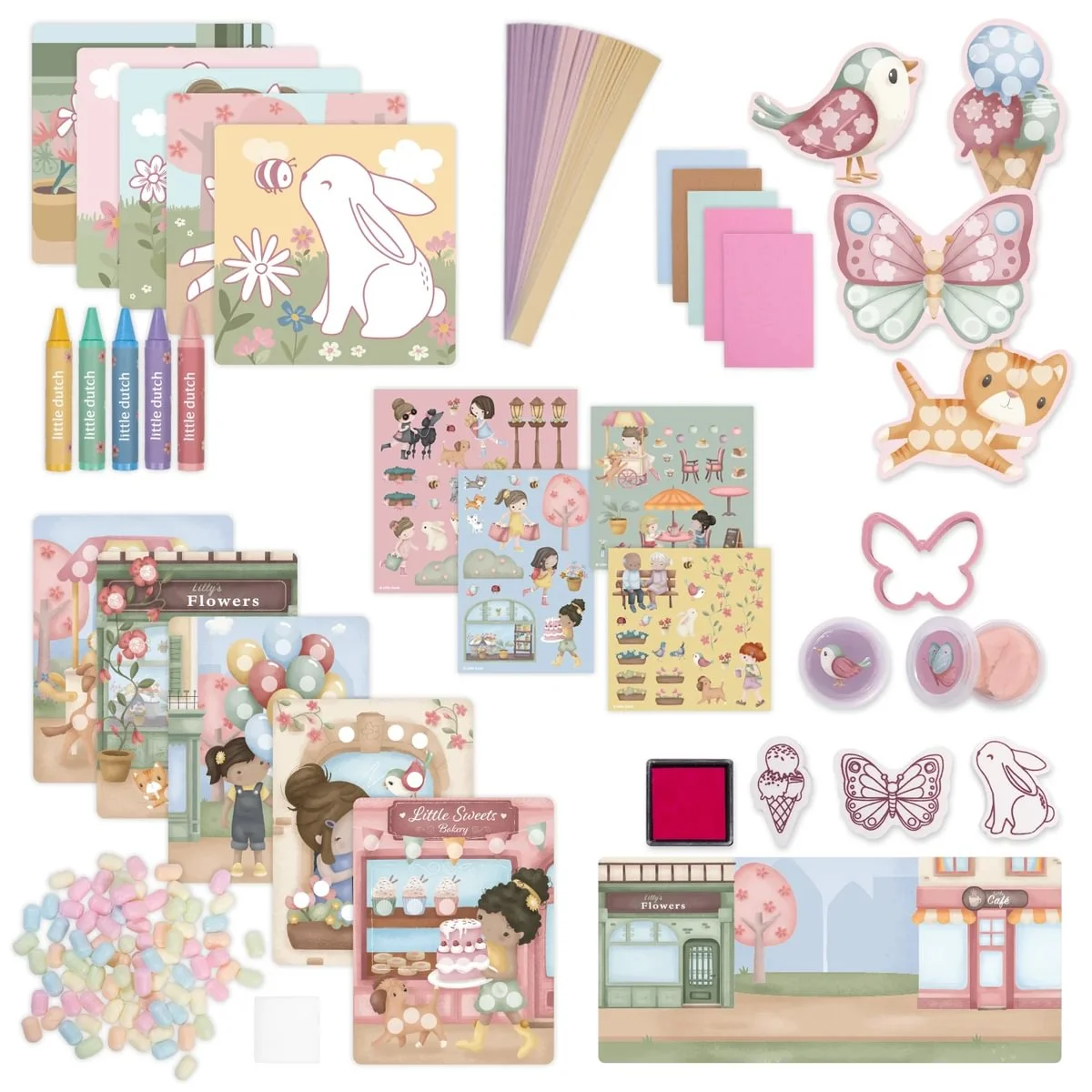 Little Dutch - Didelis kūrybinis rinkinys XL - Rosa and Friends - Image 3