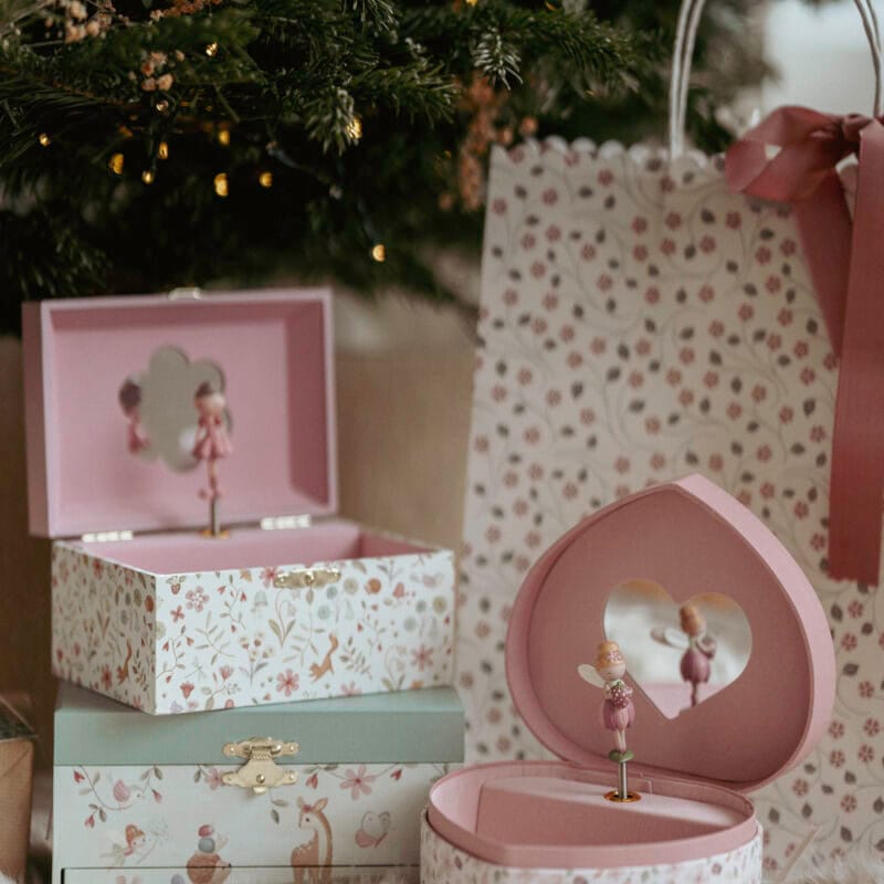 Little Dutch Muzikinė papuošalų dėžutė - Rosa
