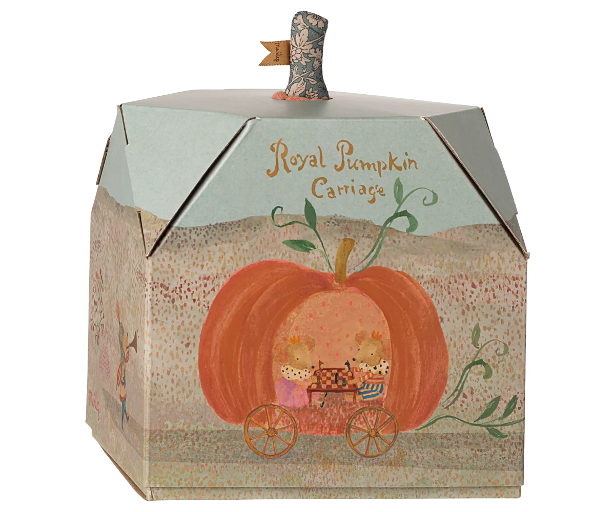 Maileg peliukų karieta - Pumpkin - Image 5