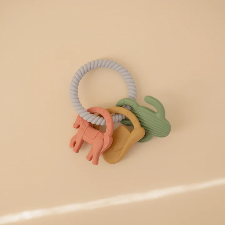 Mushie Kramtukas - dantenų masažo žiedas Western - Image 2