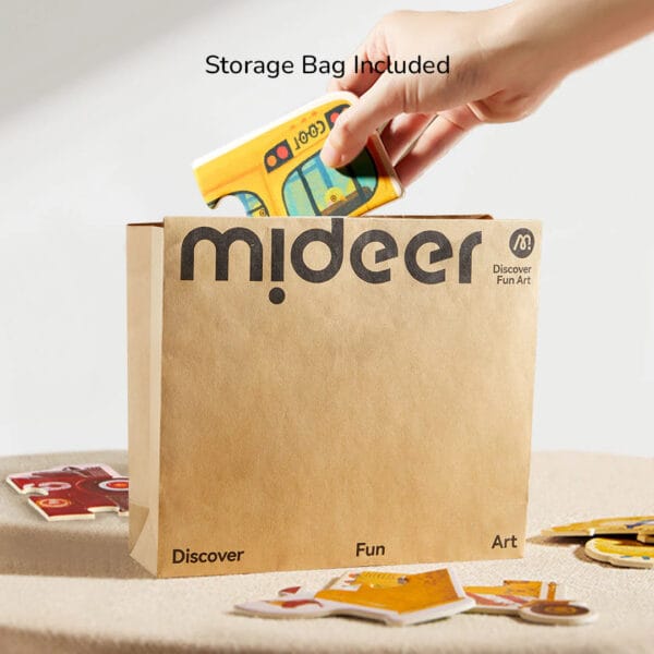 Mideer - Dėlionių rinkinys 6in1 – Miško gyvūnai - Image 5