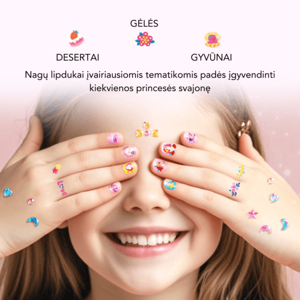 Mideer - Lipdukai nagams Princesės tematika - Image 4