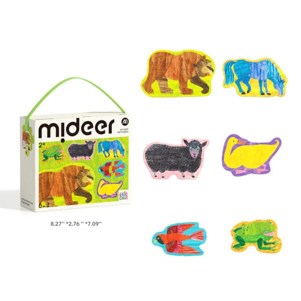 Mideer - Dėlionių rinkinys 6in1 – Miško gyvūnai - Image 3