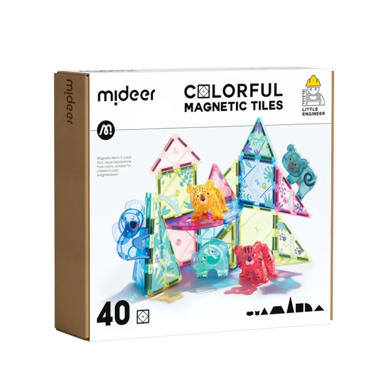 Mideer - Magnetinis konstruktorius - Džiunglės - 40 dalių