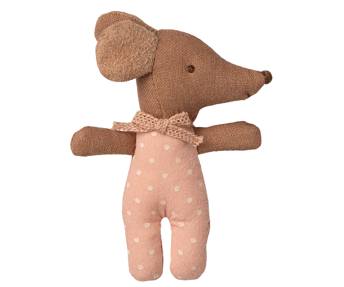 Maileg Pelytė kūdikis degtukų dėžutėje - Rose - Image 3