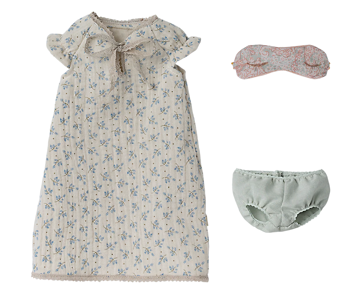 Maileg Maxi pelė 49cm - Nightgown - Image 4