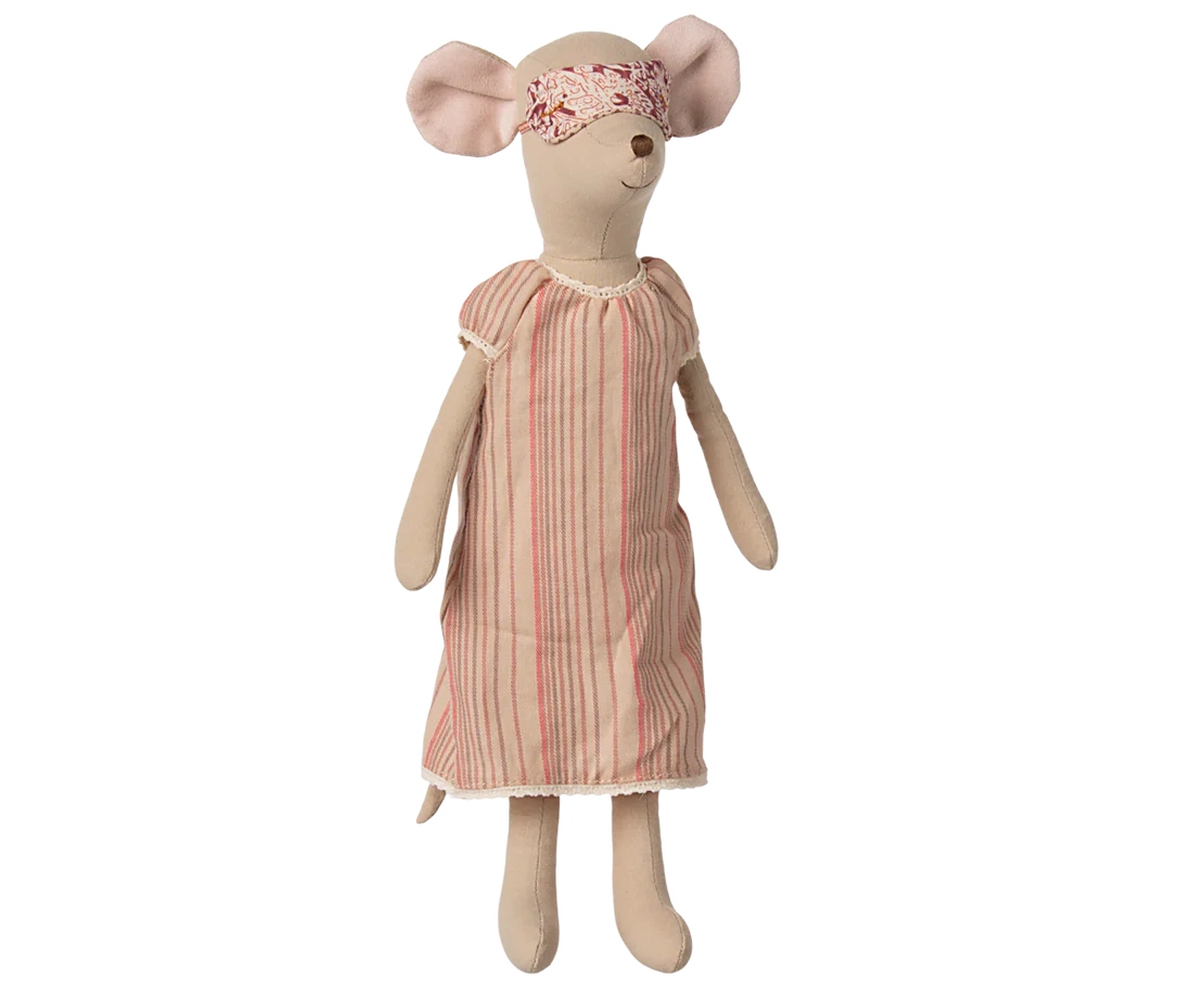 Maileg Medium pelė 33cm - Nightgown - Image 3