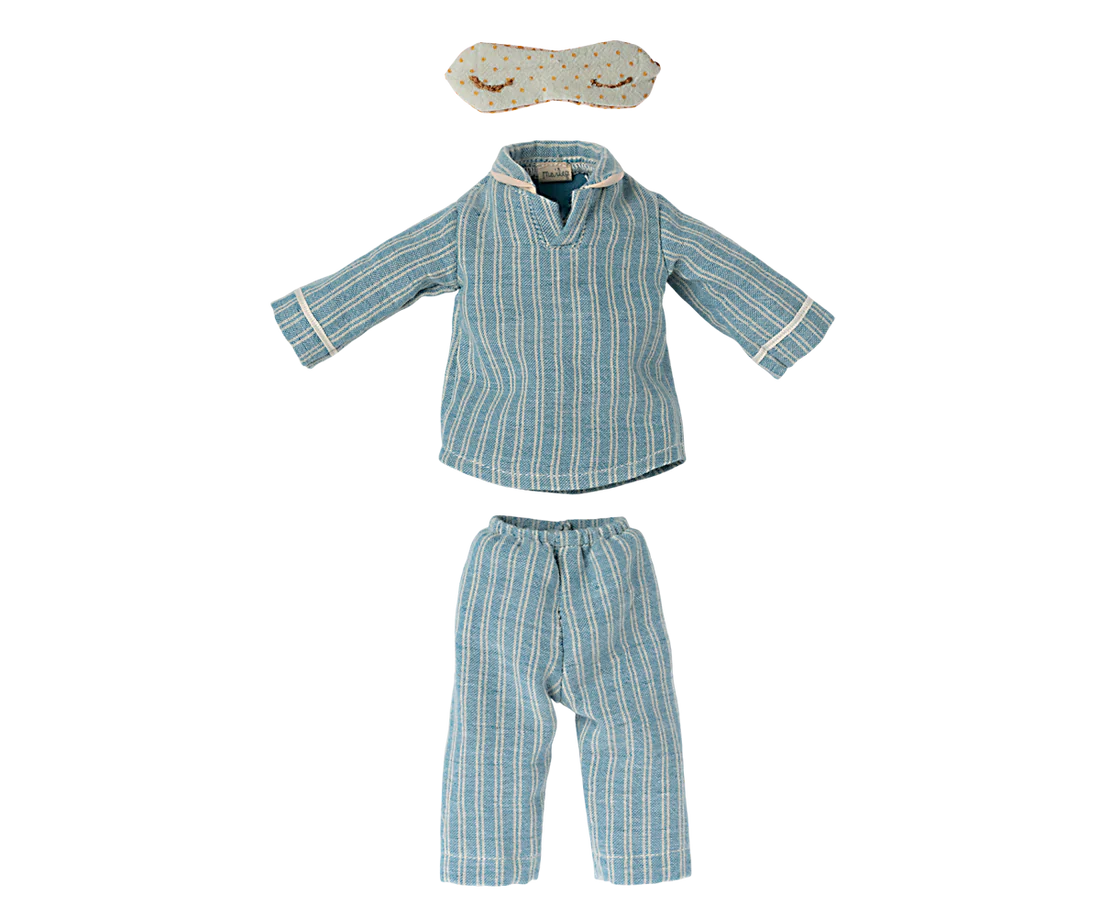 Maileg Medium pelė 33cm - Pyjamas - Image 2