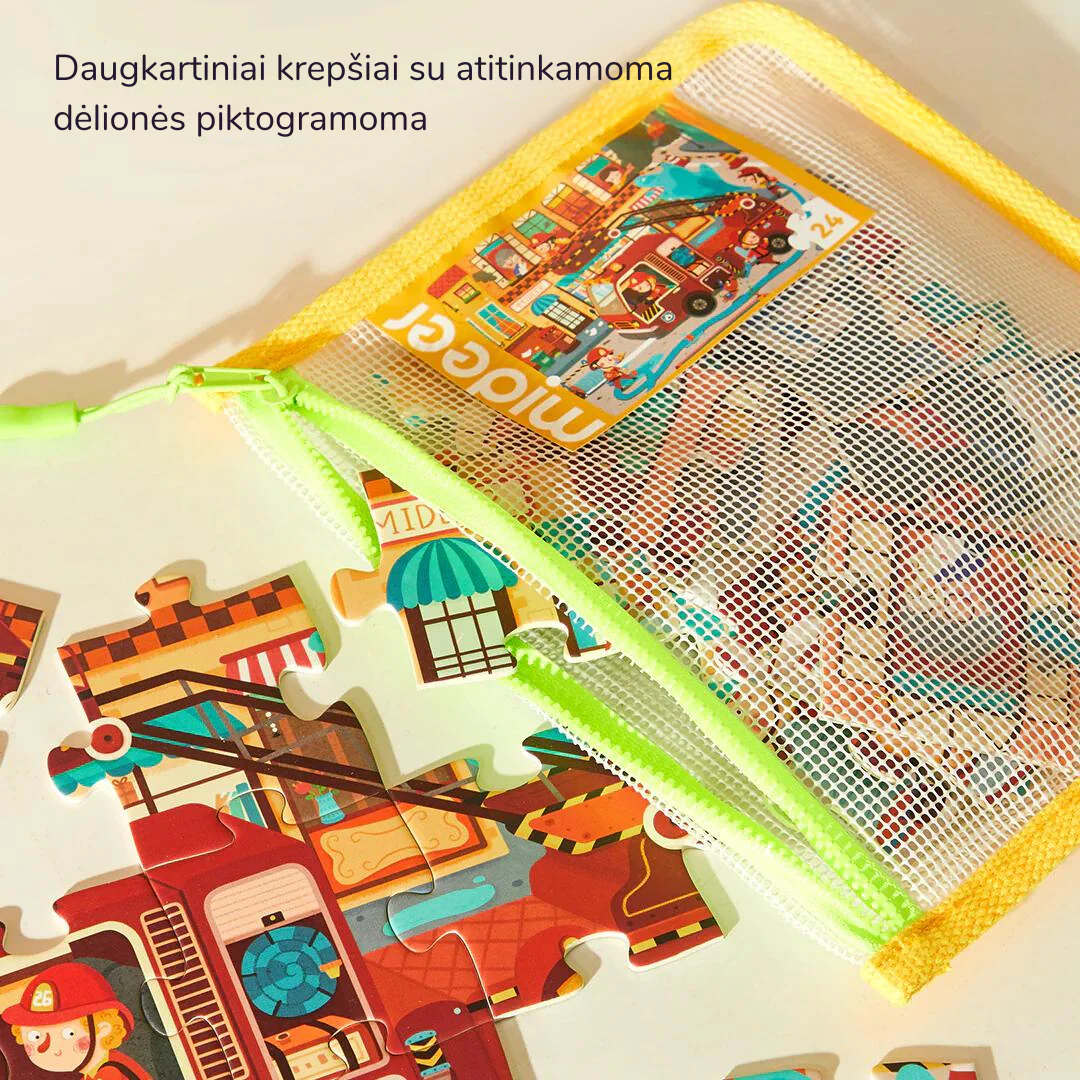 Mideer - Level Up dėlionių rinkinys – 3 lygis Pasaulis aplink mus - Image 3