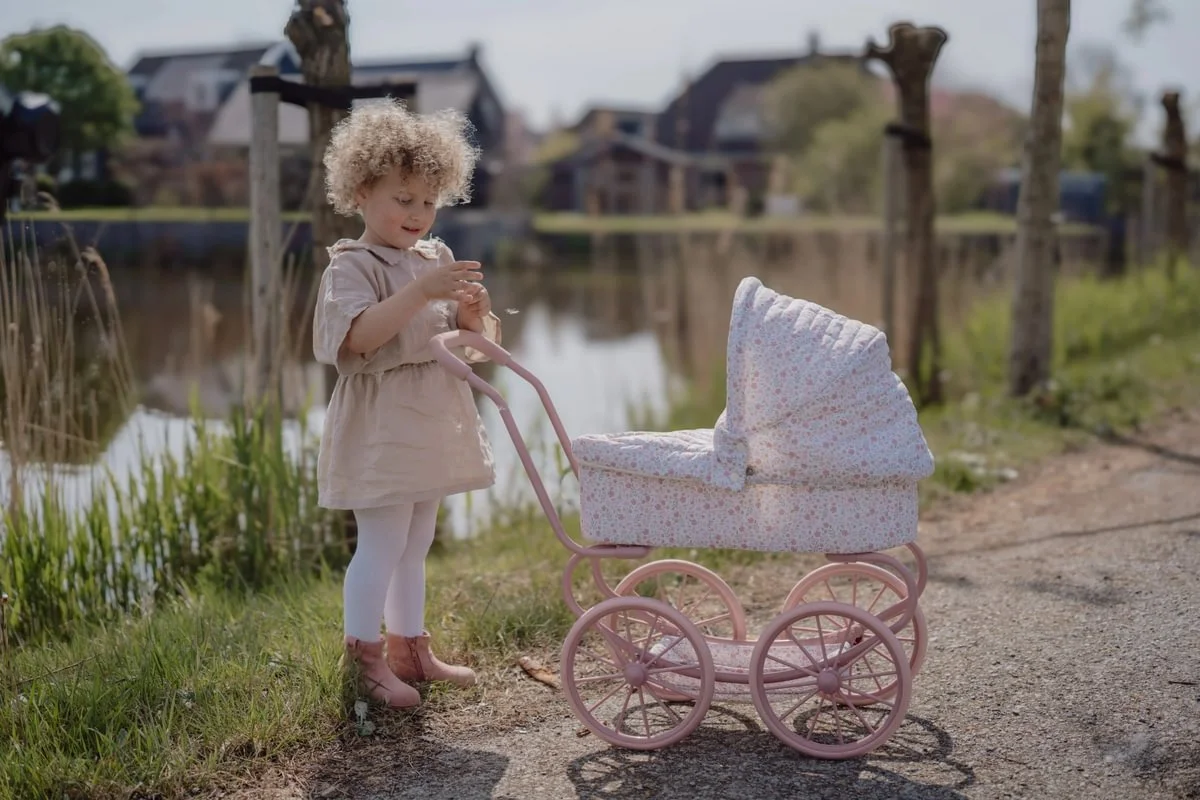 Little Dutch Metalinis klasikinis lėlių vežimas - Image 7