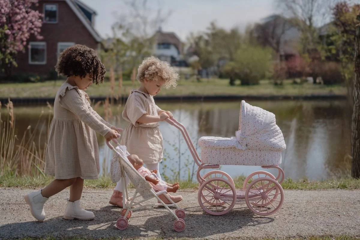Little Dutch Metalinis klasikinis lėlių vežimas - Image 6