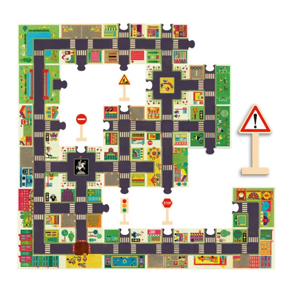 Djeco Milžiniška dėlionė - Miestas (24 det.) - Image 2