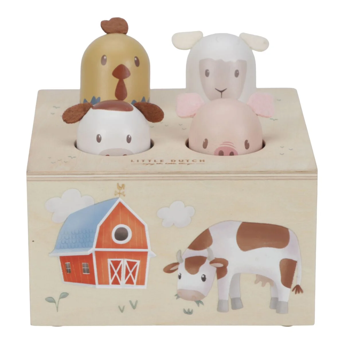 Little Dutch iššokantis muzikinis žaislas - Little farm - Image 2