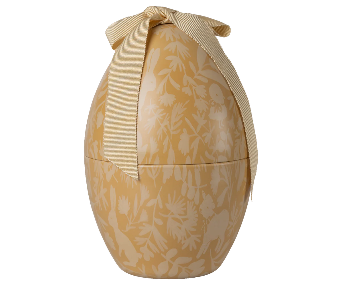 Maileg Velykinis atsidarantis kiaušinis medium - Cream yellow