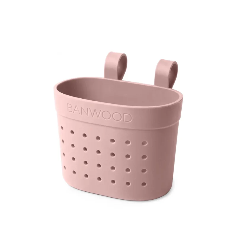Banwood krepšelis paspirtukui ir dviračiui - Dusty rose