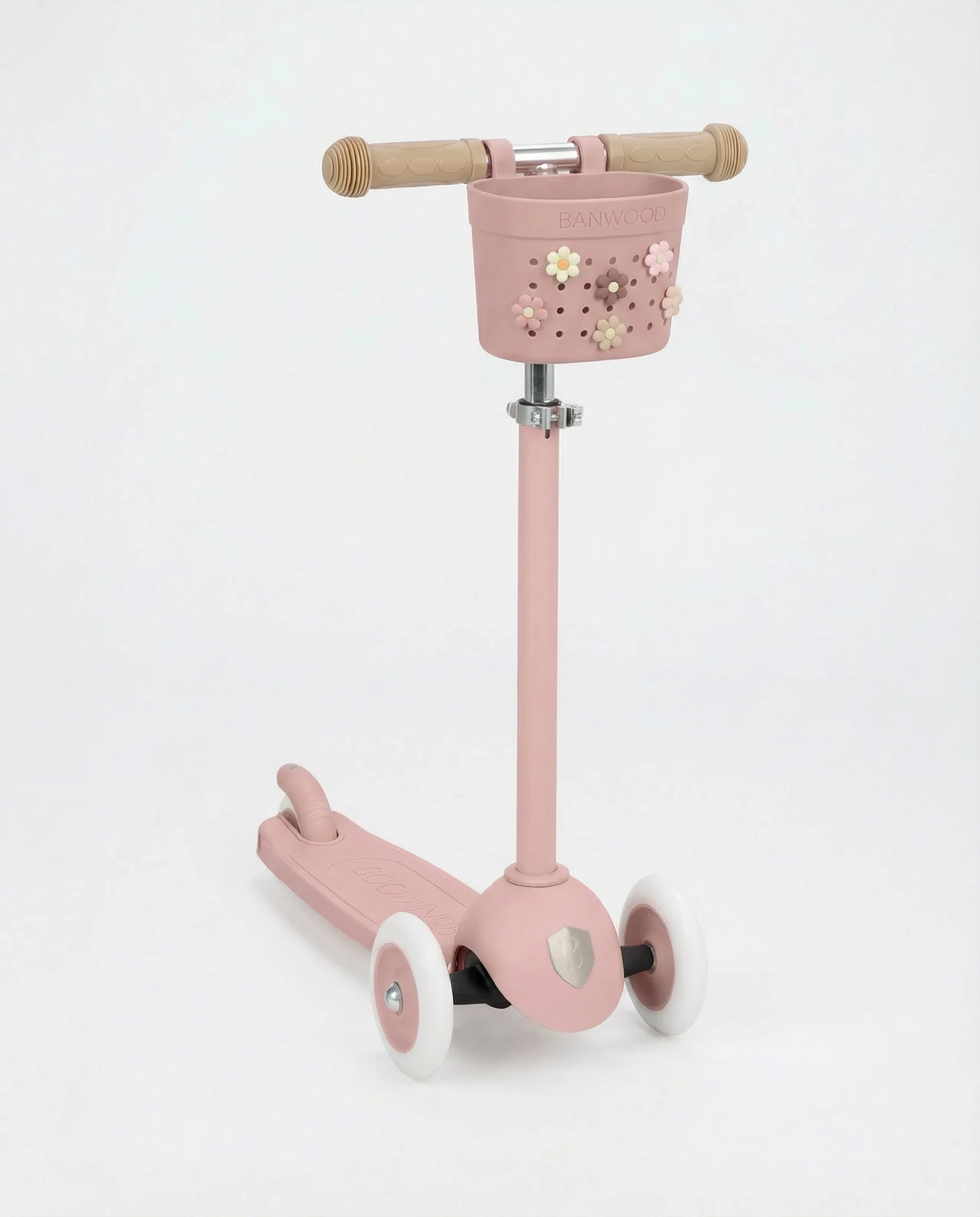 Banwood krepšelis paspirtukui ir dviračiui - Dusty rose - Image 7
