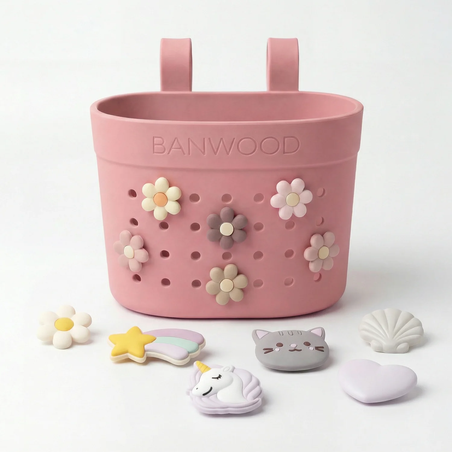 Banwood krepšelis paspirtukui ir dviračiui - Raspberry - Image 5